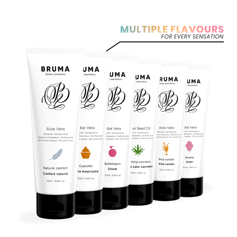 BRUMA - GEL DESLIZANTE CON ALOE VERA SABOR A TARTA AMERICANA 100 ML – Bild 7