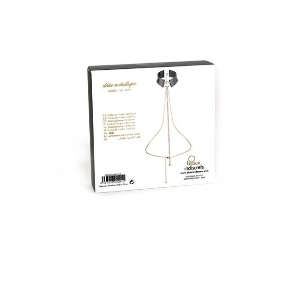BIJOUX - DÉSIR MÉTALLIQUE SCHWARZE METALLIC-HALSKETTE – Bild 5