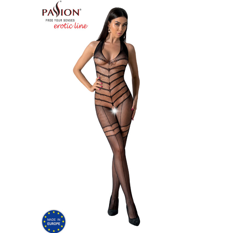 PASSION - BS100 BODYSTOCKING NEGRO TALLA UNICA – Bild 6