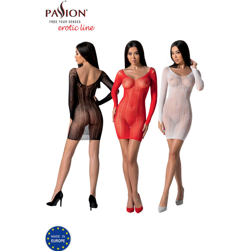 PASSION - BS101 BODYSTOCKING NEGRO TALLA UNICA – Bild 7