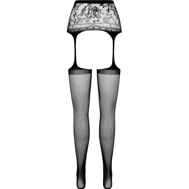 PASSION - S028 MEDIAS CON LIGUERO NEGRO TALLA UNICA – Bild 3