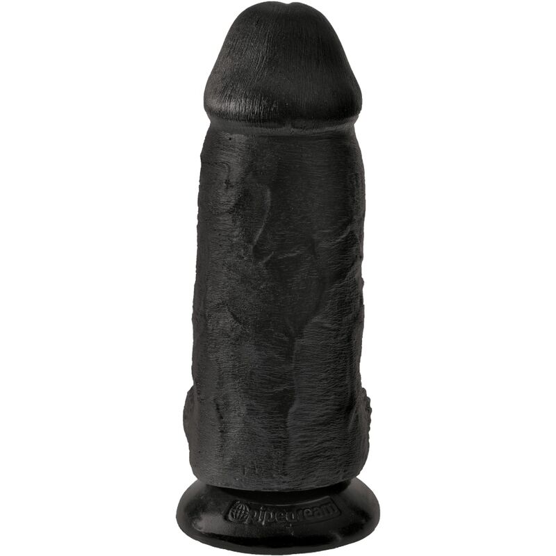KING COCK - PENE REALÍSTICO CHUBBY 23 CM NEGRO – Bild 4