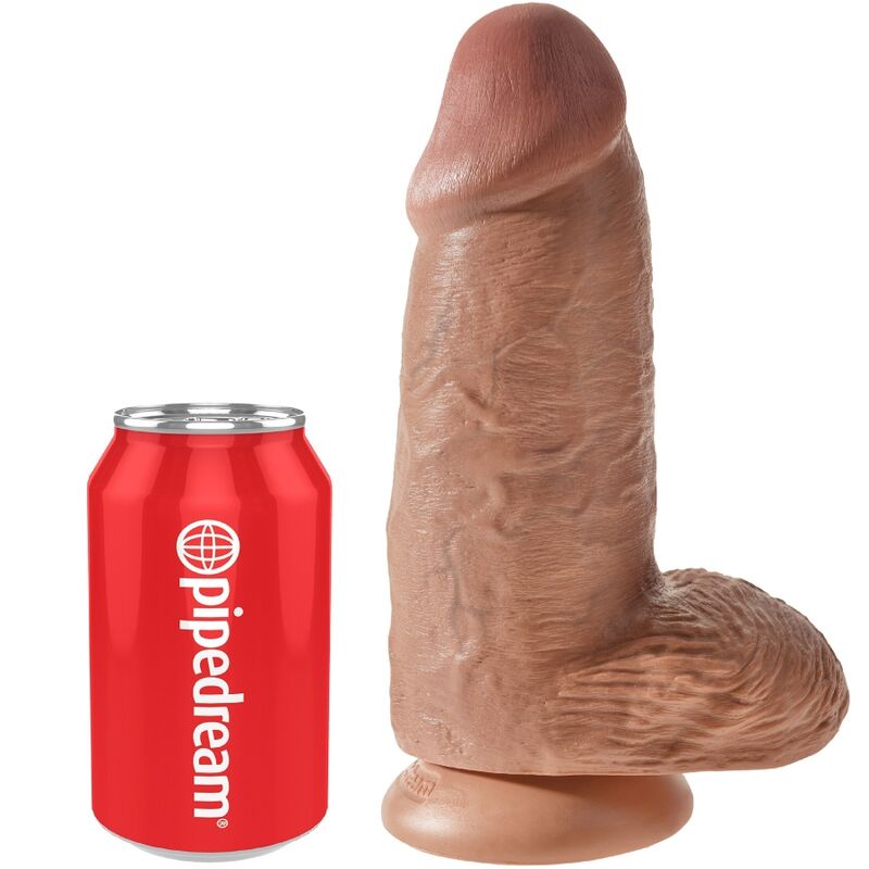 KING COCK - PENE REALÍSTICO CHUBBY 23 CM CARAMELO – Bild 5