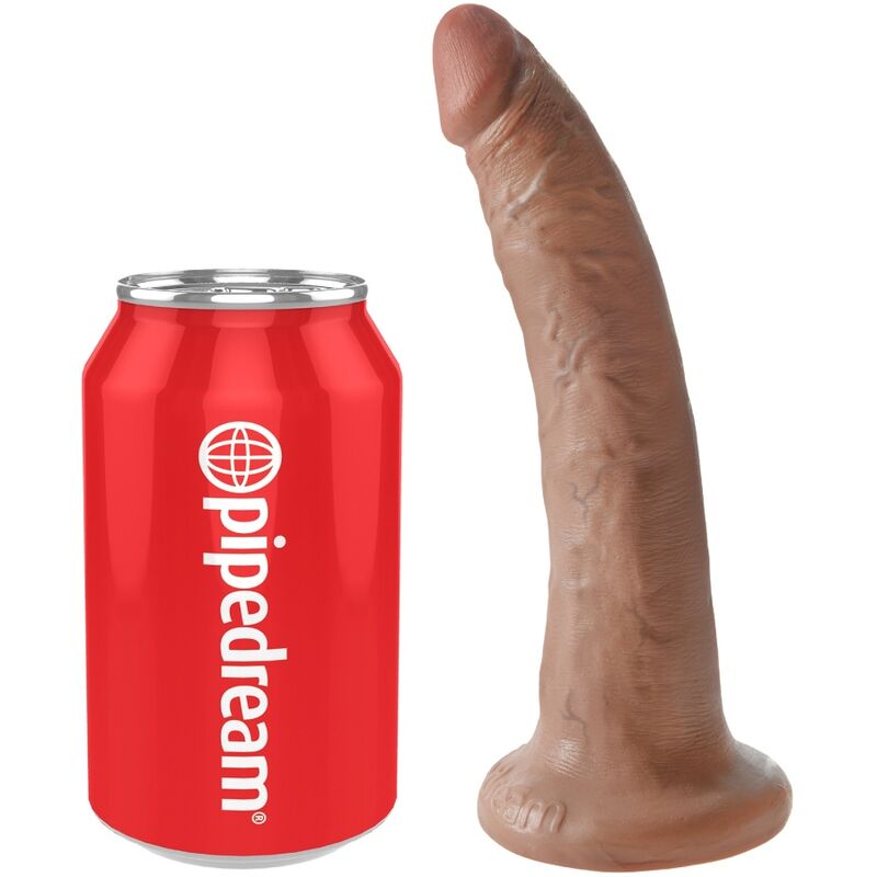 KING COCK - REALISTISCHER PENIS 17.5 CM KARAMELL – Bild 4