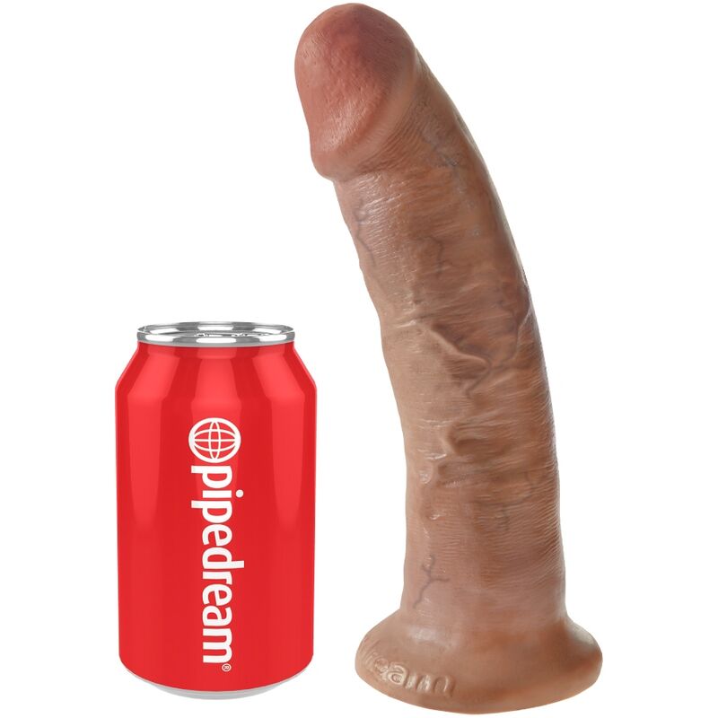 KING COCK - PENE REALÍSTICO 21.7 CM CARAMELO – Bild 3