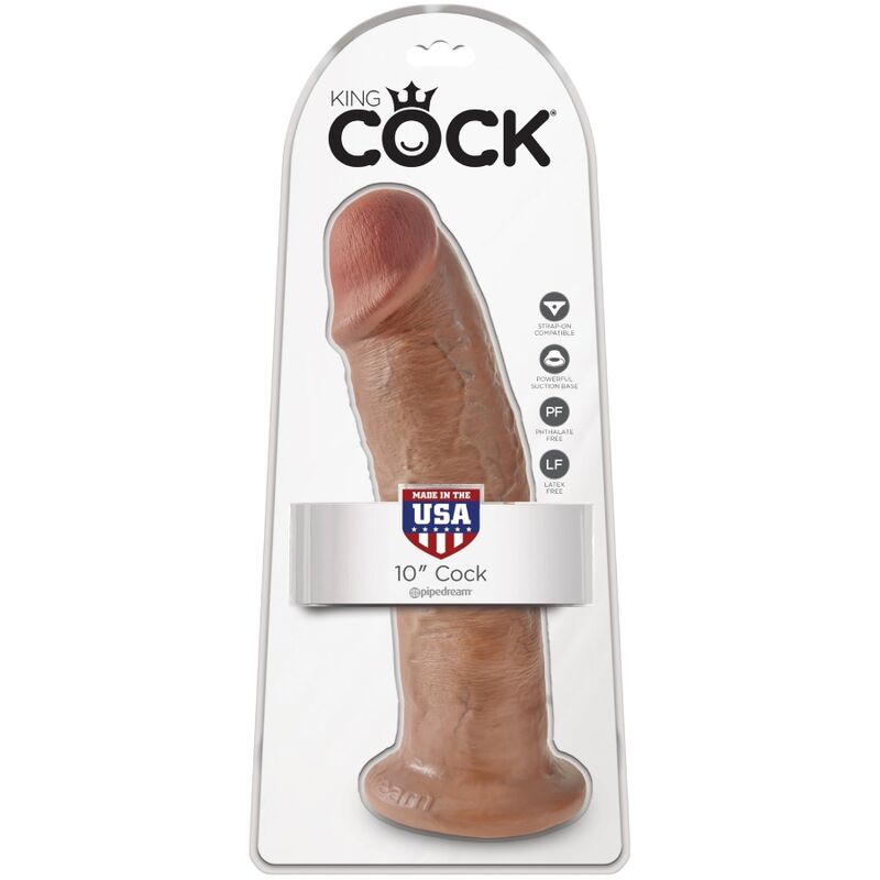 KING COCK - PENE REALÍSTICO 24 CM CARAMELO – Bild 6
