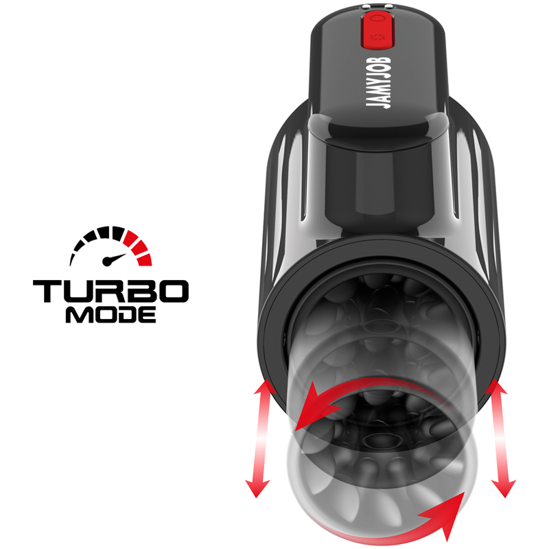 JAMYJOB - VORTEX-STOß- UND 360-DREHBARER TECH-TURBO-MODUS-MASTURBATOR – Bild 4