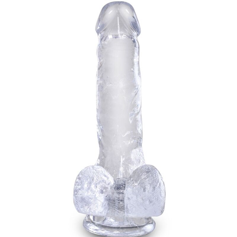 KING COCK - CLEAR PENE REALÍSTICO CON TESTÍCULOS 13.5 CM TRANSPARENTE – Bild 5