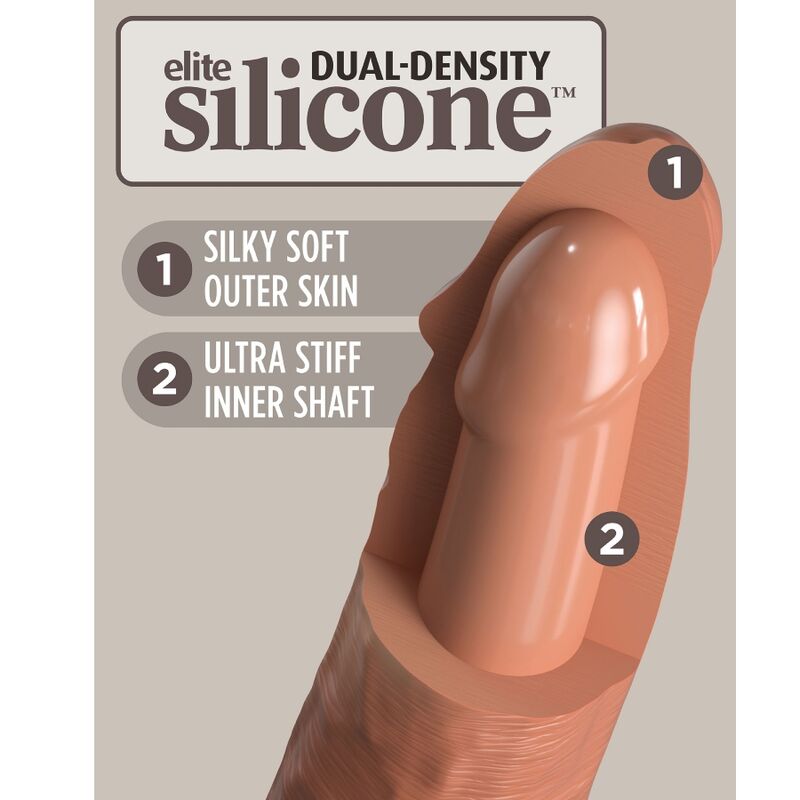 KING COCK - ELITE BEQUEMER VERSTELLBARER GURT MIT DILDO 17.8 CM – Bild 3