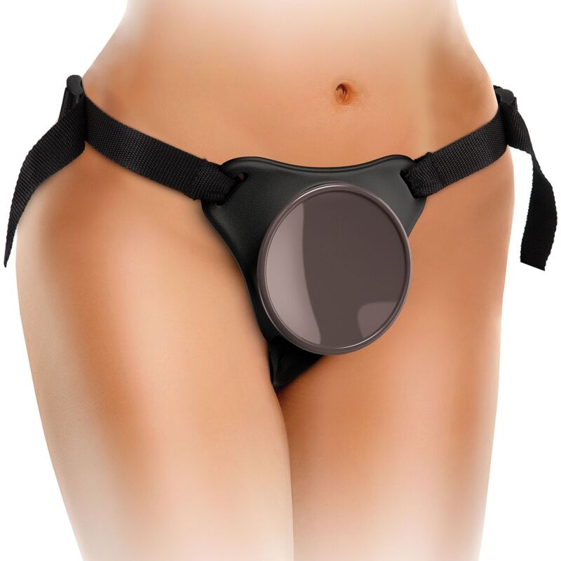 KING COCK - ELITE DELUXE VERSTELLBARES HARNESS-KIT RING MIT HODEN & DILDO 20.3 CM – Bild 9
