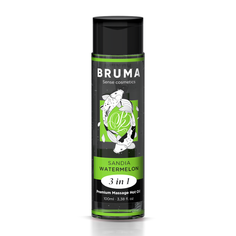BRUMA - PREMIUM-MASSAGEÖL MIT WÄRMEEFFEKT, WASSERMELONE-GESCHMACK 3 IN 1 - 100 ML – Bild 3