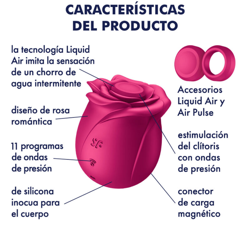 SATISFYER - AIR PULSE PRO 2 CLASSIC BLOSSOM VIBRATOR – Bild 6