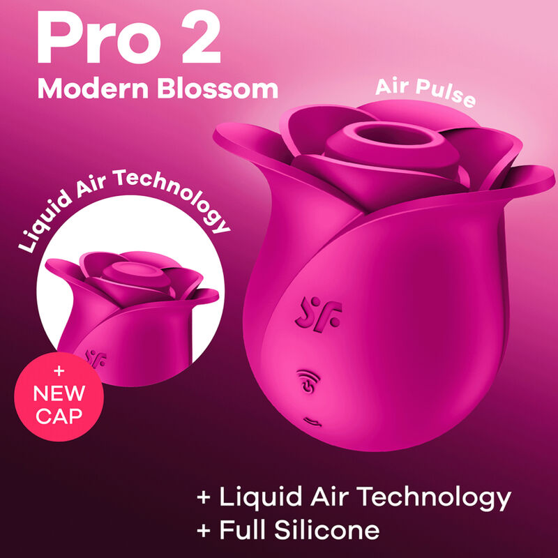 SATISFYER - AIR PULSE PRO 2 MODERNER BLOSSOM VIBRATOR – Bild 8