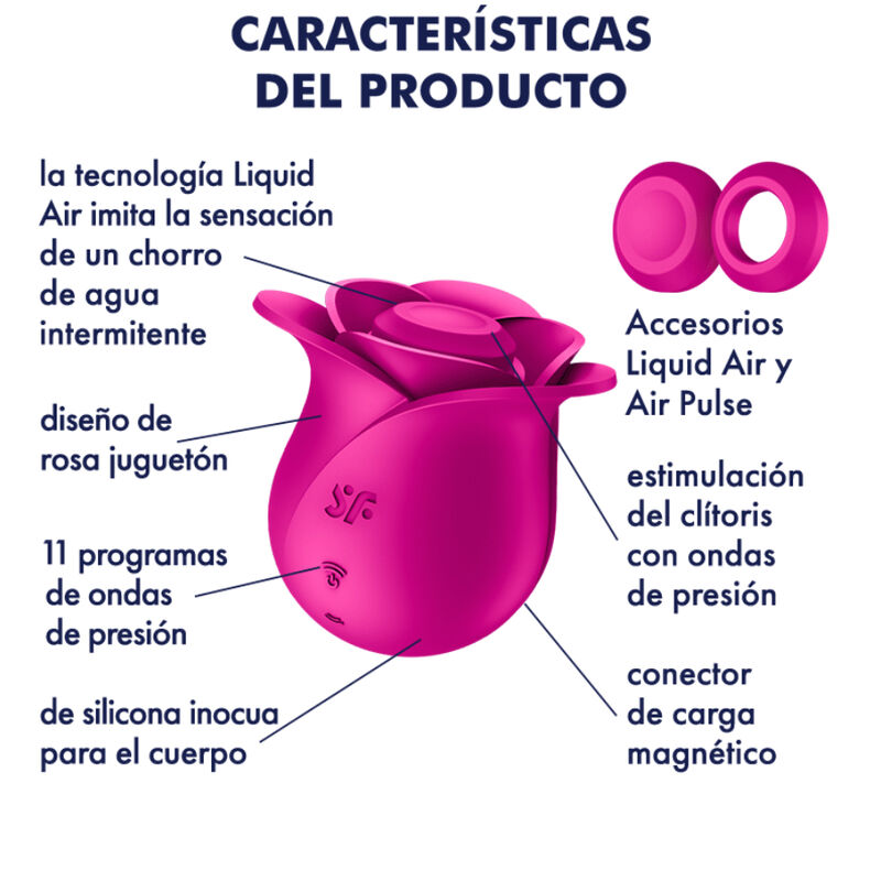 SATISFYER - AIR PULSE PRO 2 MODERNER BLOSSOM VIBRATOR – Bild 4