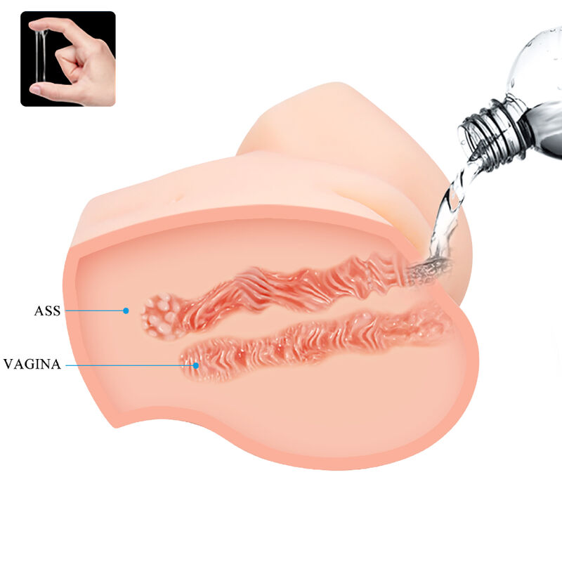 CRAZY BULL - REALISTISCHE VAGINA- UND ANUS-DOPPELVIBRATION – Bild 6