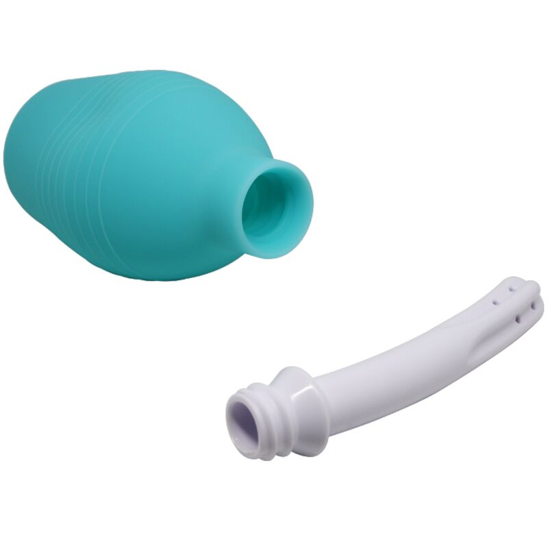 MR PLAY - ANAL-BIRNE-BLAUE GUMMI-DUSCHE – Bild 3