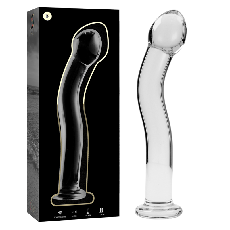 NEBULA SERIES BY IBIZA - MODELO 18 DILDO CRISTAL TRANSPARENTE 18.5 CM -O- 3.5 CM – Bild 2