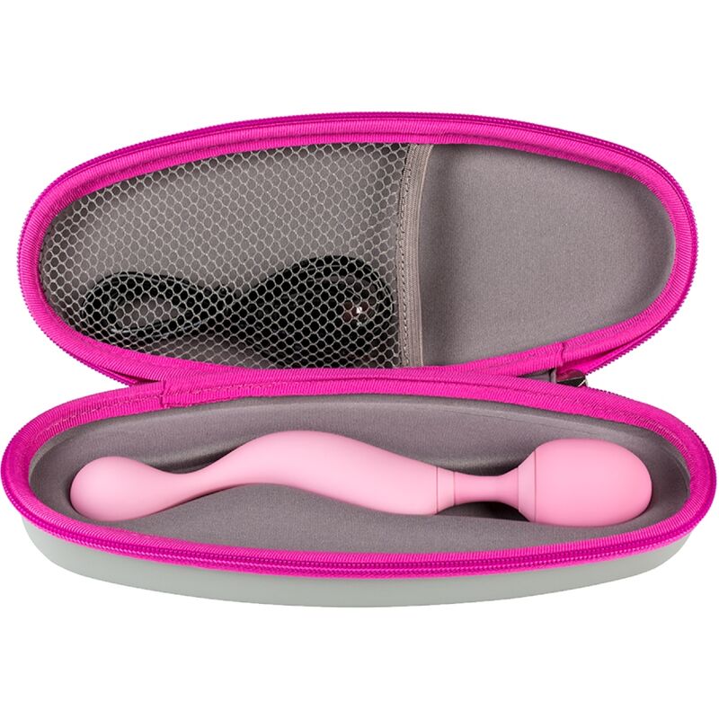 FEMINTIMATE - UNIVERSAL-MASSAGER-SILIKON-VIBRATOR ROSA – Bild 3