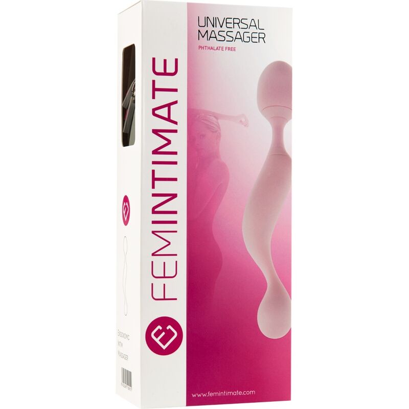FEMINTIMATE - UNIVERSAL-MASSAGER-SILIKON-VIBRATOR ROSA – Bild 5