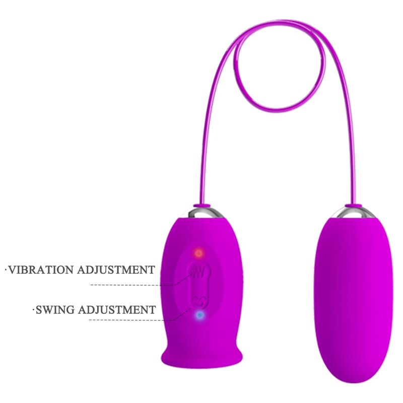 PRETTY LOVE - DAISY DUAL EGG WIEDERAUFLADBARER VIBRATOR LILA – Bild 7
