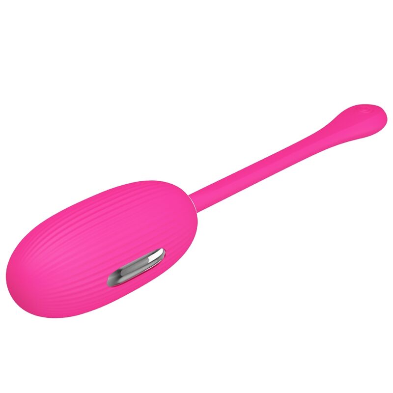 PRETTY LOVE - DOREEN WIEDERAUFLADBARES VIBRIERENDES EI MAGENTA MIT FERNBEDIENUNG – Bild 10