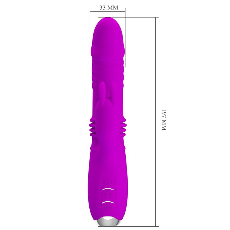 PRETTY LOVE - DOROTHY PURPLE WIEDERAUFLADBARER KANINCHENVIBRATOR – Bild 6