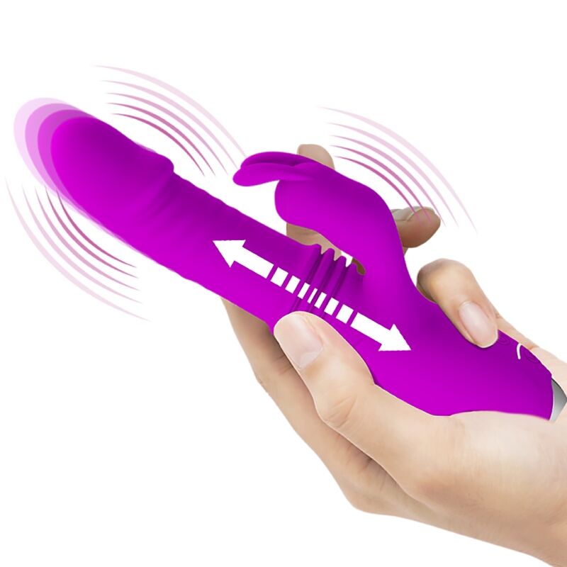 PRETTY LOVE - DOROTHY PURPLE WIEDERAUFLADBARER KANINCHENVIBRATOR – Bild 8