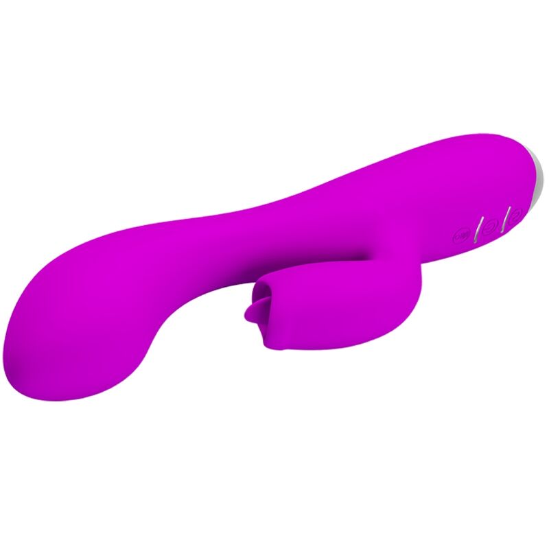 PRETTY LOVE - GLORIA WIEDERAUFLADBARER KANINCHENVIBRATOR, WASSERDICHT, LILA – Bild 8