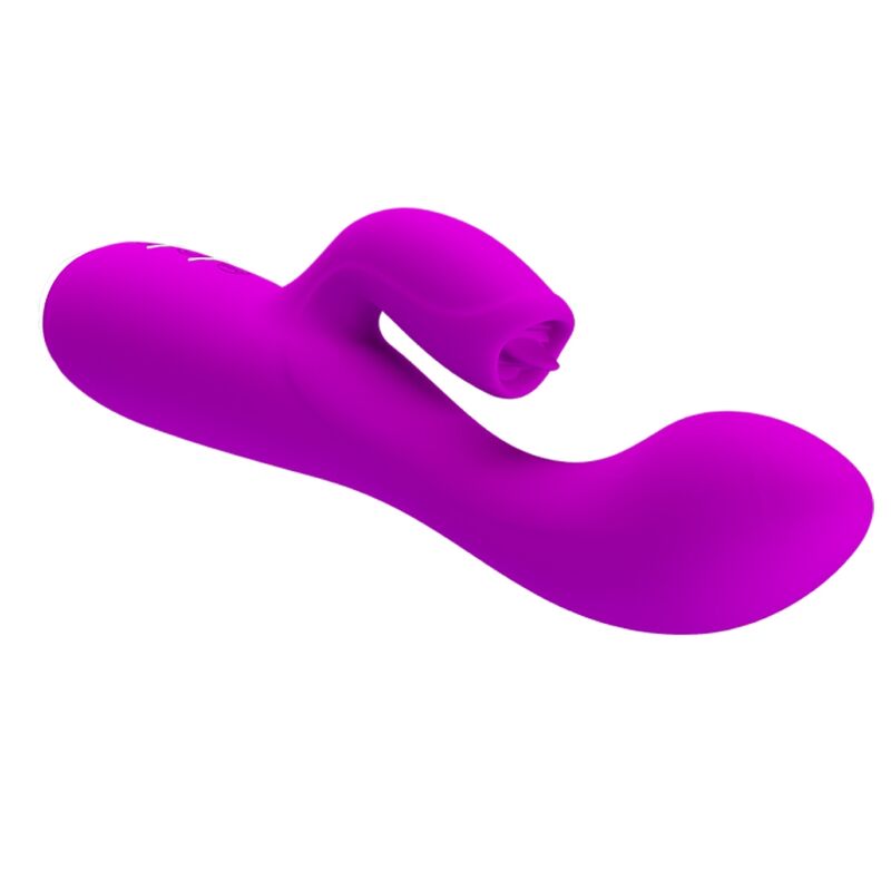 PRETTY LOVE - GLORIA WIEDERAUFLADBARER KANINCHENVIBRATOR, WASSERDICHT, LILA – Bild 5