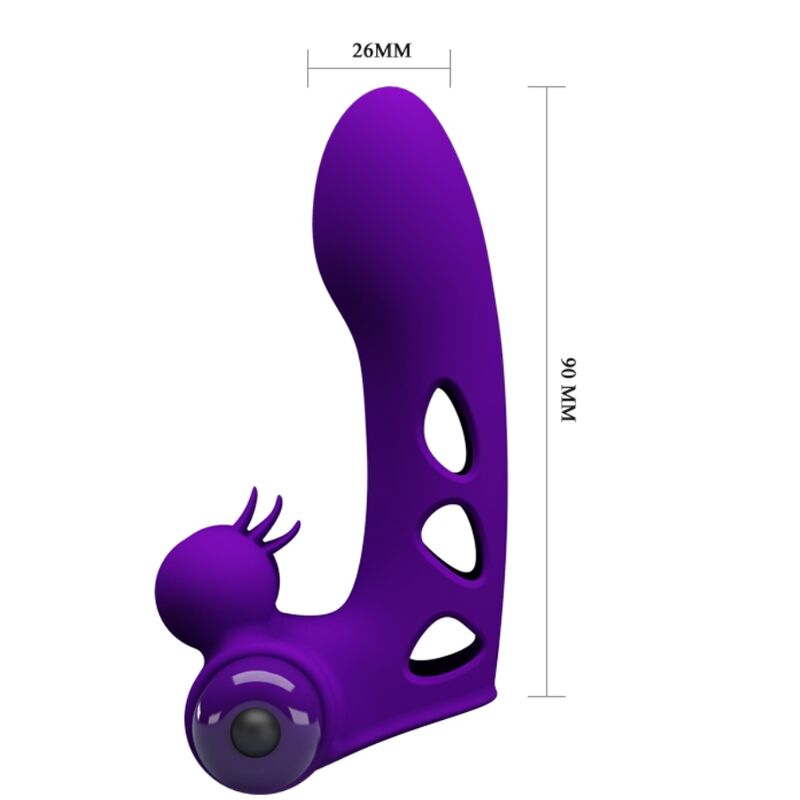 PRETTY LOVE - ORLANDO PURPLE VIBRATOR FINGERHÜLLE – Bild 6