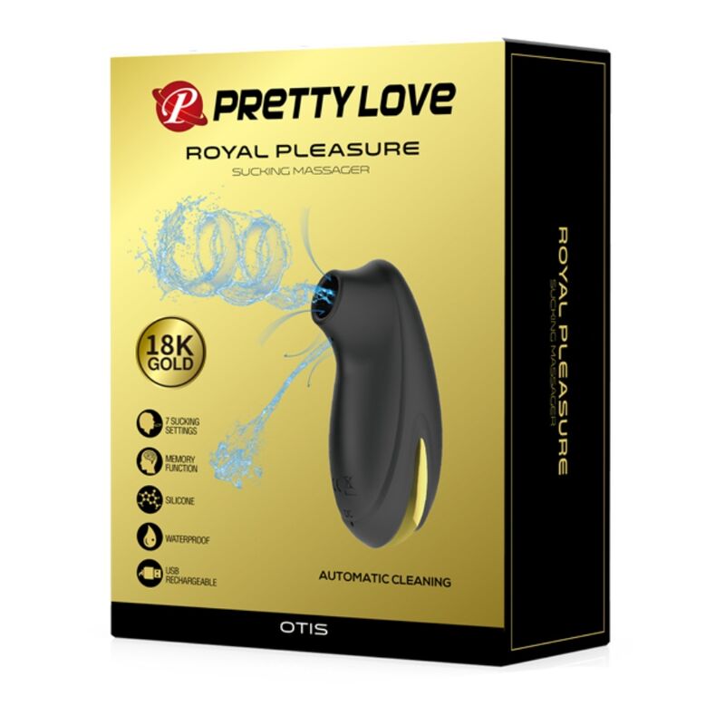 PRETTY LOVE - LUXUS-WIEDERAUFLADBARER SAUGMASSAGER SCHWARZ – Bild 5