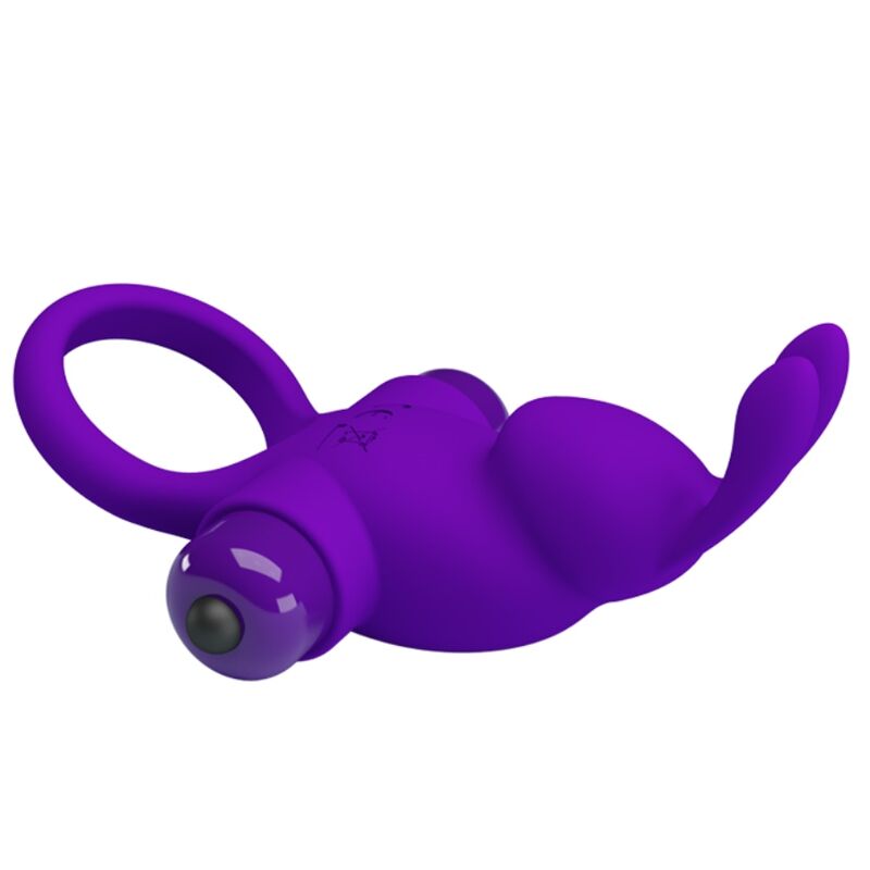 PRETTY LOVE - VIBRATORRING I KANINCHEN FÜR LILA PENIS – Bild 6