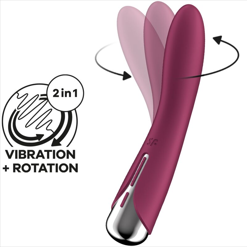 SATISFYER - SPINNING VIBE 1 VIBRADOR ROTADOR G-SPOT AZUL - Image 7