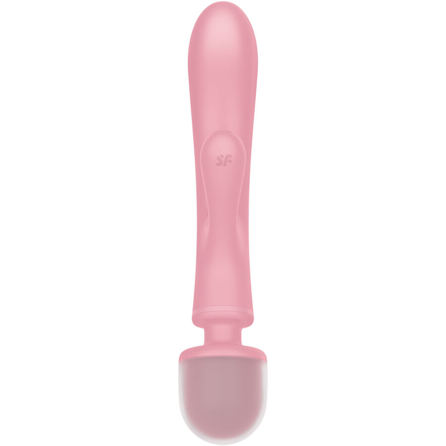 SATISFYER - TRIPLE LOVER MASAJEADOR VIBRADOR RABBIT ROSA – Bild 3