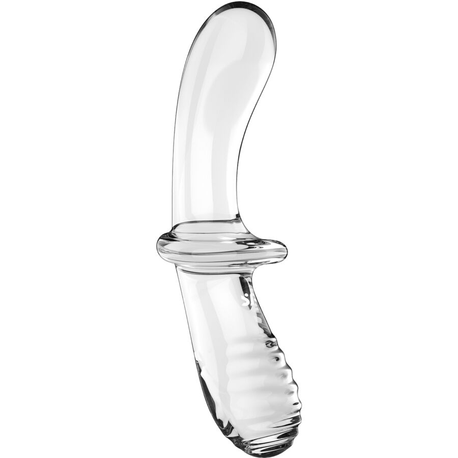 SATISFYER - DOUBLE CRYSTAL DILDO TRANSPARENTE – Bild 3