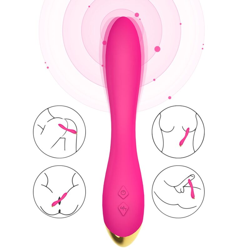 ARMONY - FLAMINGO VIBRATOR MULTIPOSITION FUCHSIA – Bild 3