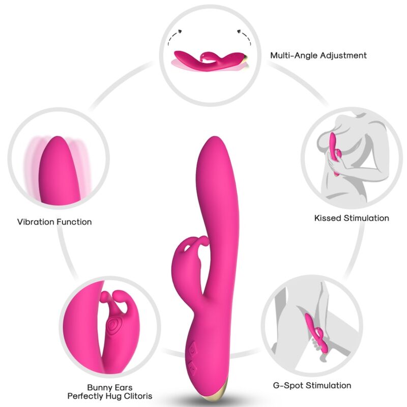 ARMONY - BONNIE VIBRATOR KANINCHEN FUCHSIA – Bild 6