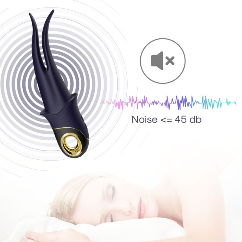 ARMONY - SHADOW VIBRATOR DOPPELKOPF TEASING BLAU – Bild 5