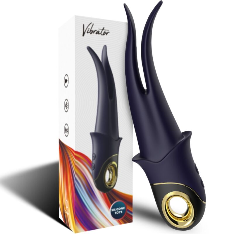 ARMONY - SHADOW VIBRATOR DOPPELKOPF TEASING BLAU – Bild 6