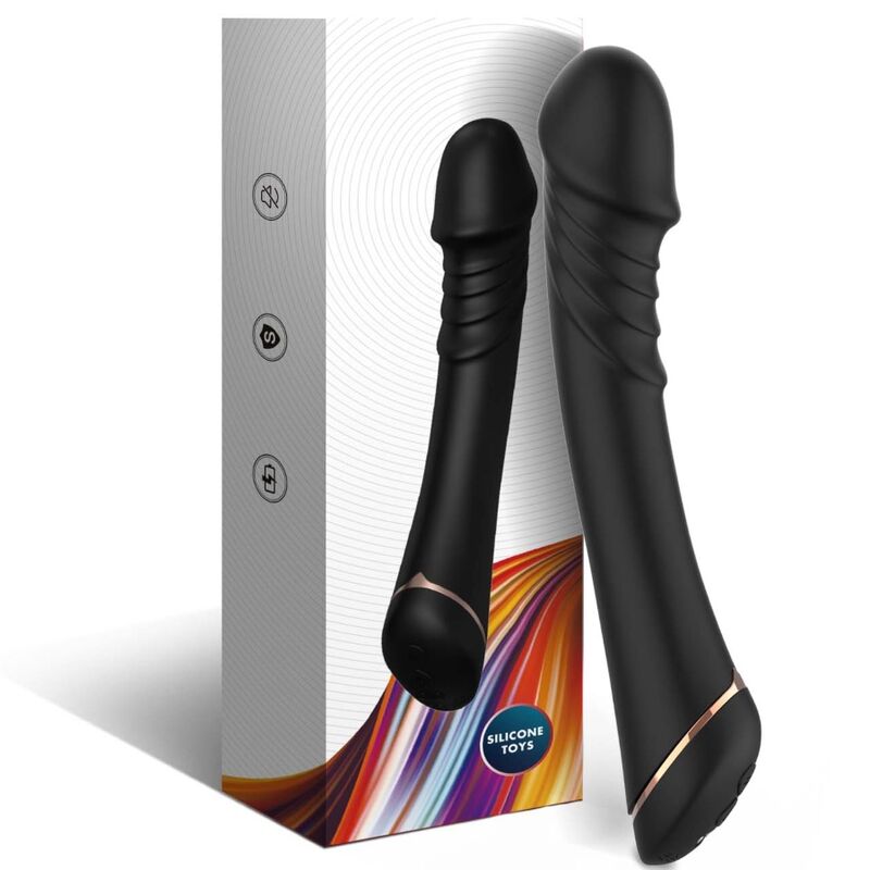 ARMONY - DILDO VIBRATOR SILIKON SCHWARZ – Bild 4