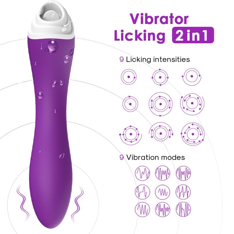 ARMONY - FAIRYLAND LECKT VIBRIERENDEN CLIT UND VIBRATOR LILA – Bild 5