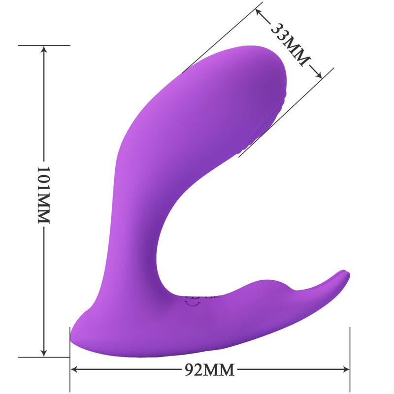 PRETTY LOVE - IDABELLE VIBRATION & PULSATION FERNBEDIENUNG VIOLETT – Bild 3