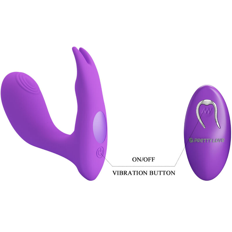 PRETTY LOVE - IDABELLE VIBRATION & PULSATION FERNBEDIENUNG VIOLETT – Bild 5