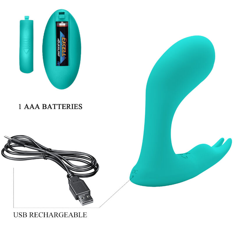 PRETTY LOVE - IDABELLE VIBRATION & PULSATION FERNBEDIENUNG BLAU – Bild 4