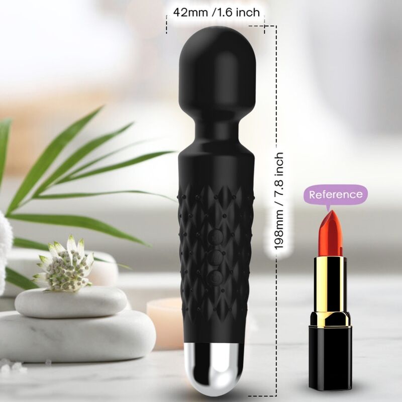 ARMONY - POSTMAN MASSAGER & VIBRATOR SUPER FLEXIBLER KOPF SCHWARZ – Bild 3