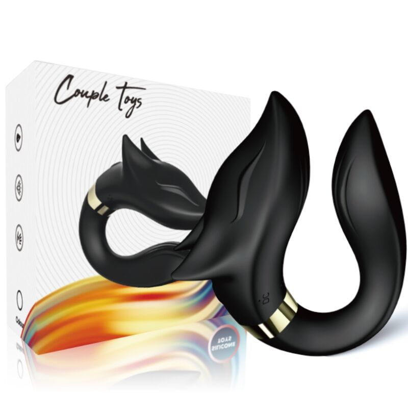 ARMONY - FOX VIBRATOR FÜR PAARE MIT FERNBEDIENUNG SCHWARZ – Bild 4
