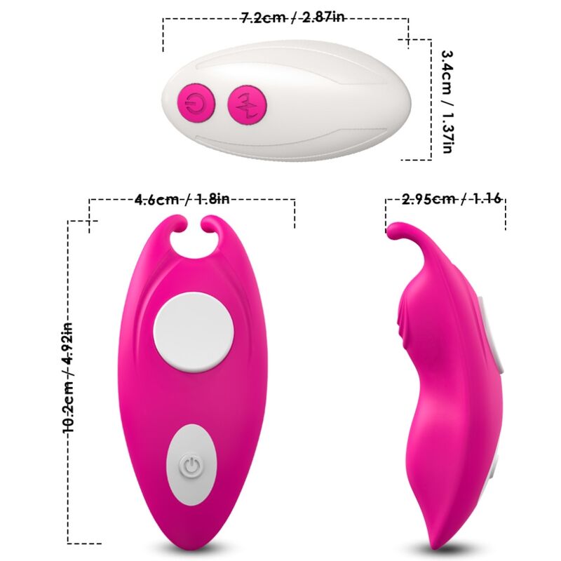 ARMONY - HONEYBEE TRAGBARES HÖSCHEN VIBRATOR G-SPOT FERNBEDIENUNG FUCHSIA – Bild 3