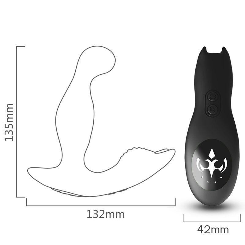 ARMONY - BAT KING VIBRATOR ANAL PROSTATA ROTATOR FERNBEDIENUNG SCHWARZ – Bild 4