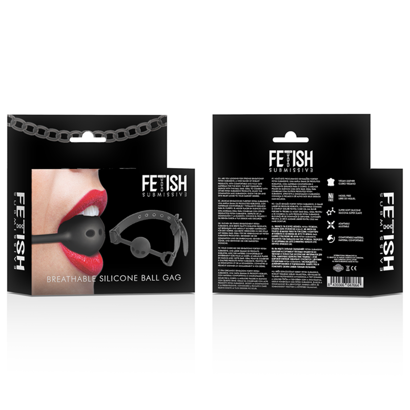 FETISH SUBMISSIVE BONDAGE - ATMUNGSAKTIVER BALLKNOPF AUS SILIKON – Bild 5