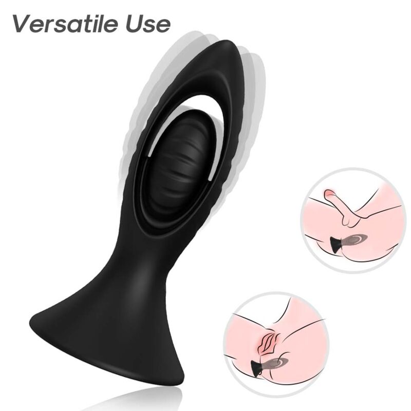 ARMONY - VIBRATOR & ANALPLUG SILIKON SCHWARZ – Bild 4